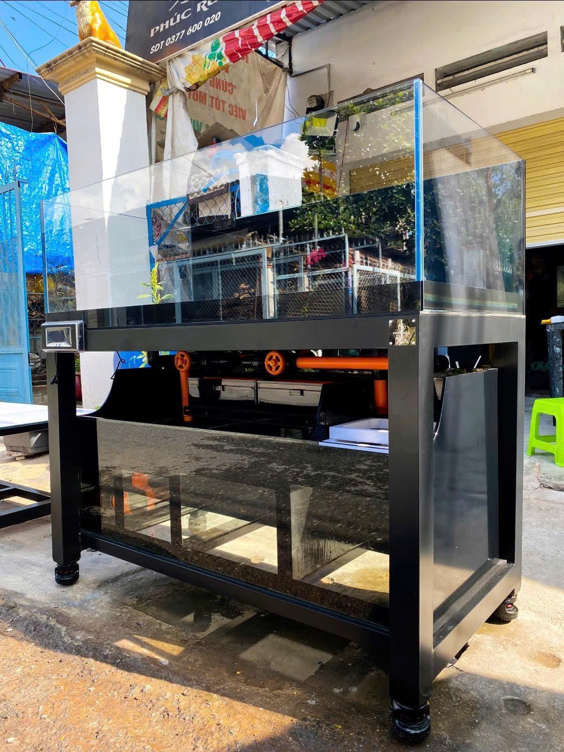 Hồ cá công nghệ mới với hệ thống hút thổi toàn dãy