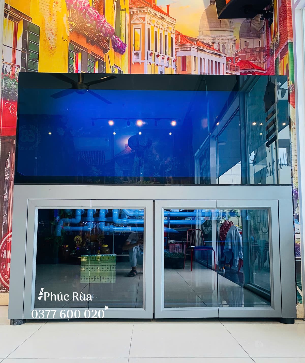 Hồ cá công nghệ mới với hệ thống hút thổi toàn dãy