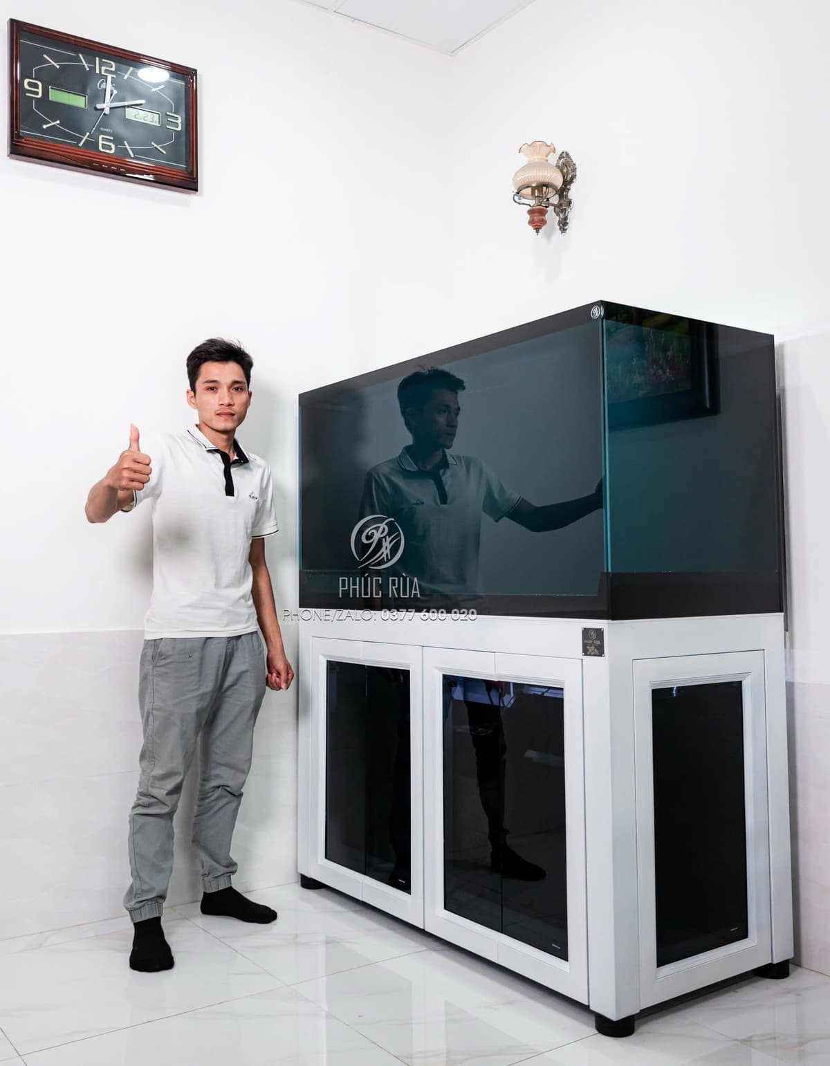 Hồ cá công nghệ mới với hệ thống hút thổi toàn dãy