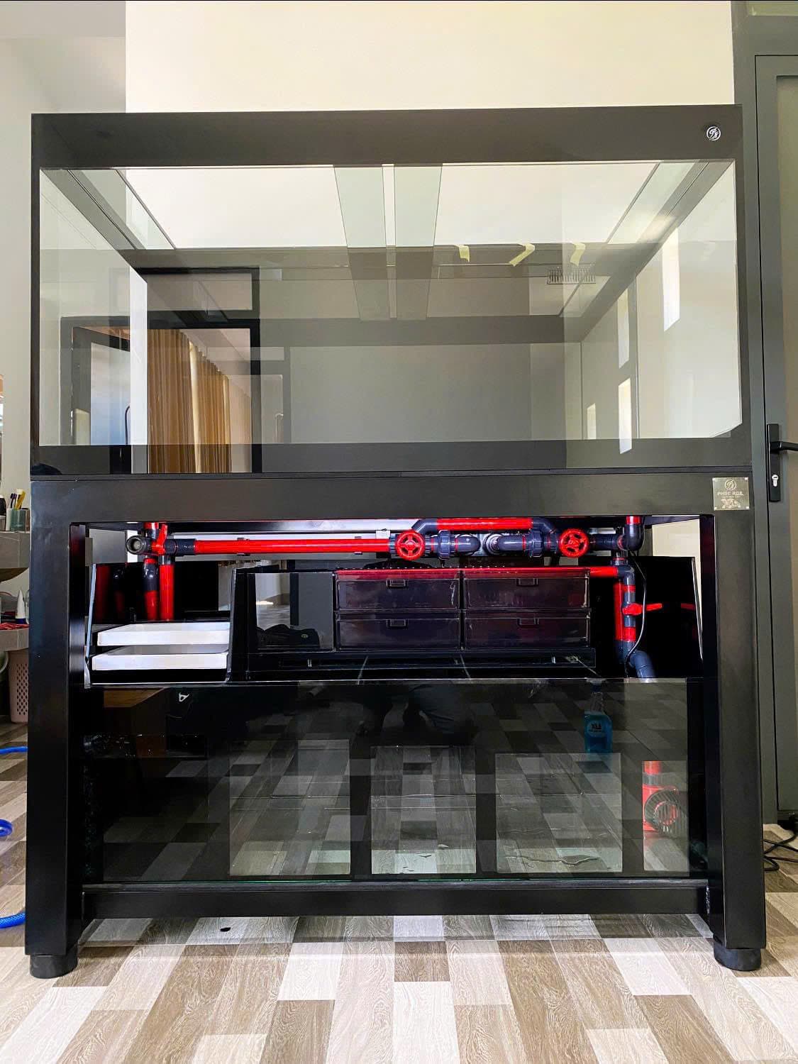 Hồ cá công nghệ mới với hệ thống hút thổi toàn dãy